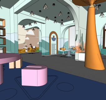 现代文教空间幼儿园内部